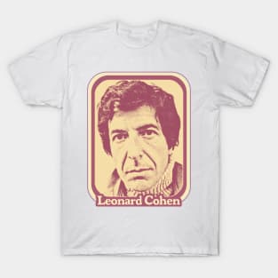 Leonard Cohen // Original Retro Fan Art Design T-Shirt